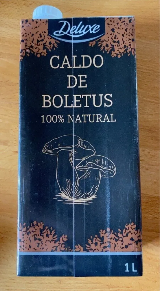 Caldo de boletus