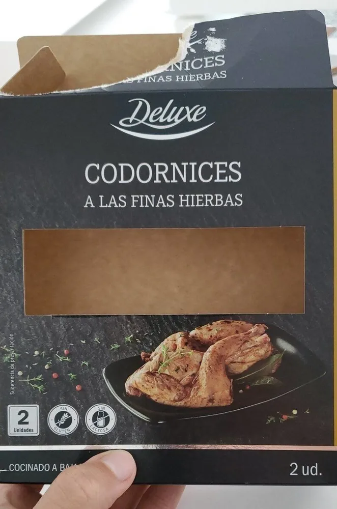 Codornices a las finas hierbas