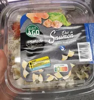 Salade duo saumon