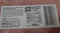Jambon cuit de Paris découenné dégraissé