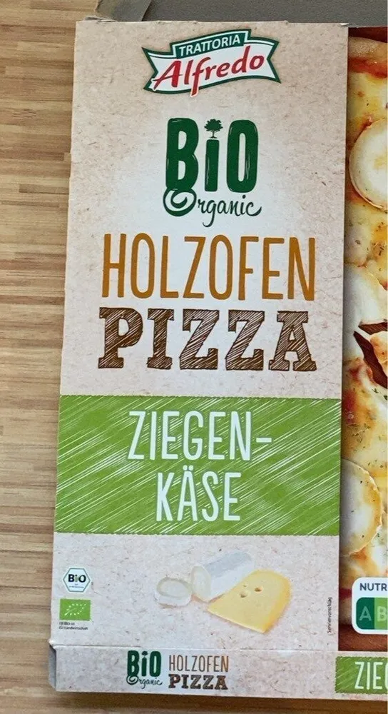 Bio Holzofen Pizza mit Ziegenkäse