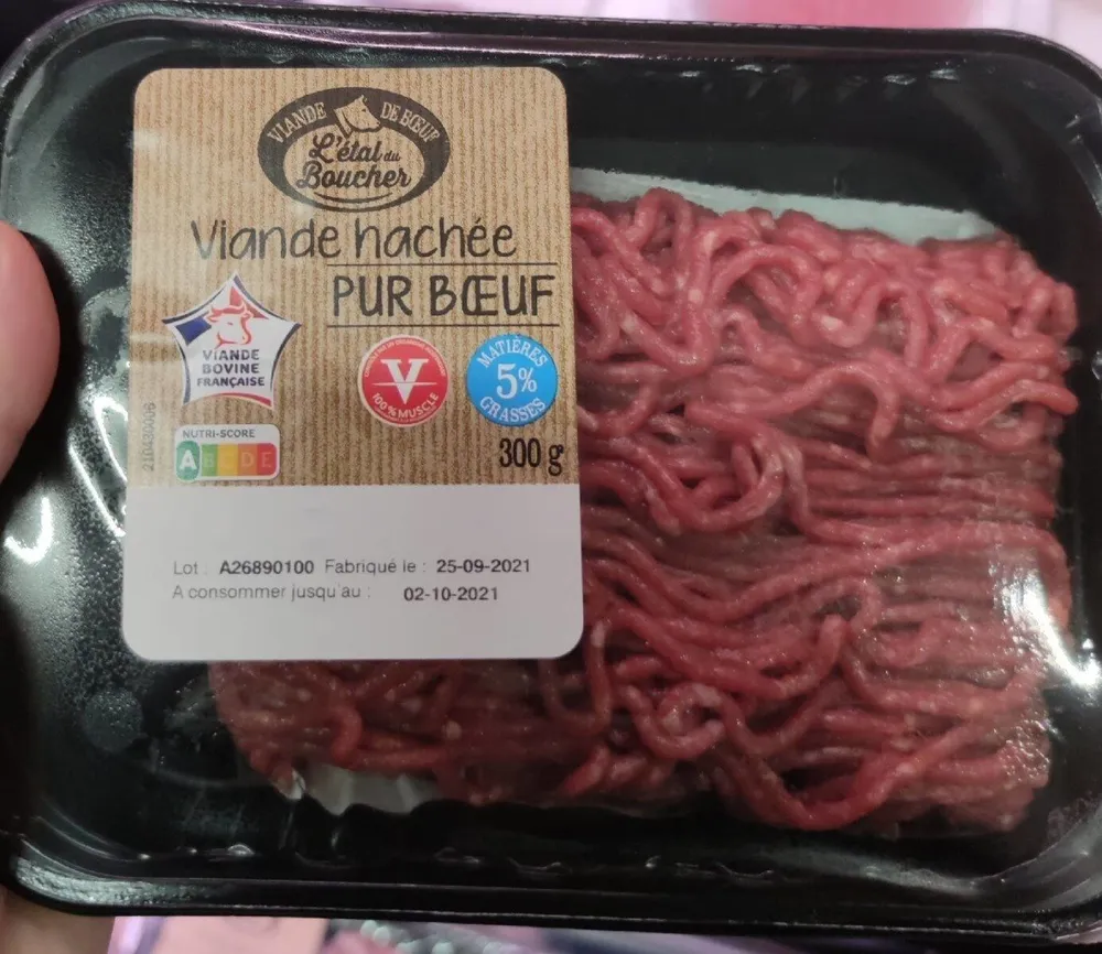 Viande hachée pur boeuf