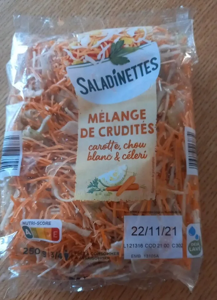 Mélange de crudités