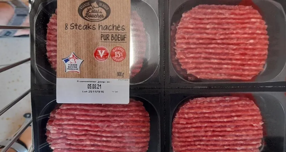 8 steaks hachés pur boeuf