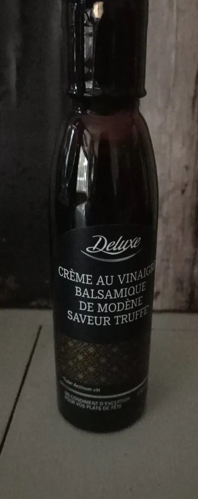 Crème au vinaigre balsamique saveur truffe