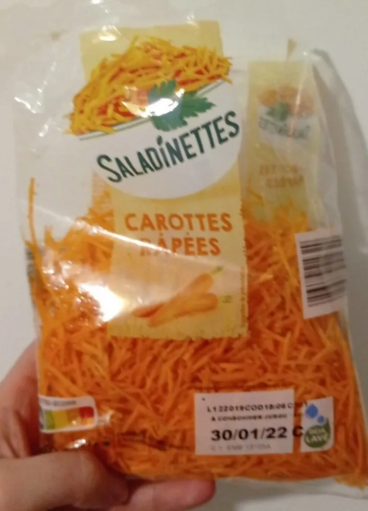 Carottes râpées