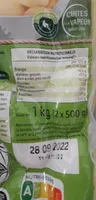 pomme de terre épluchée