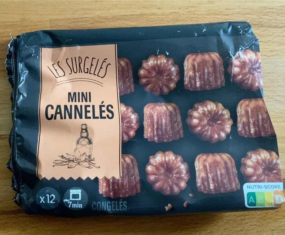 Mini Cannelés surgelés x12