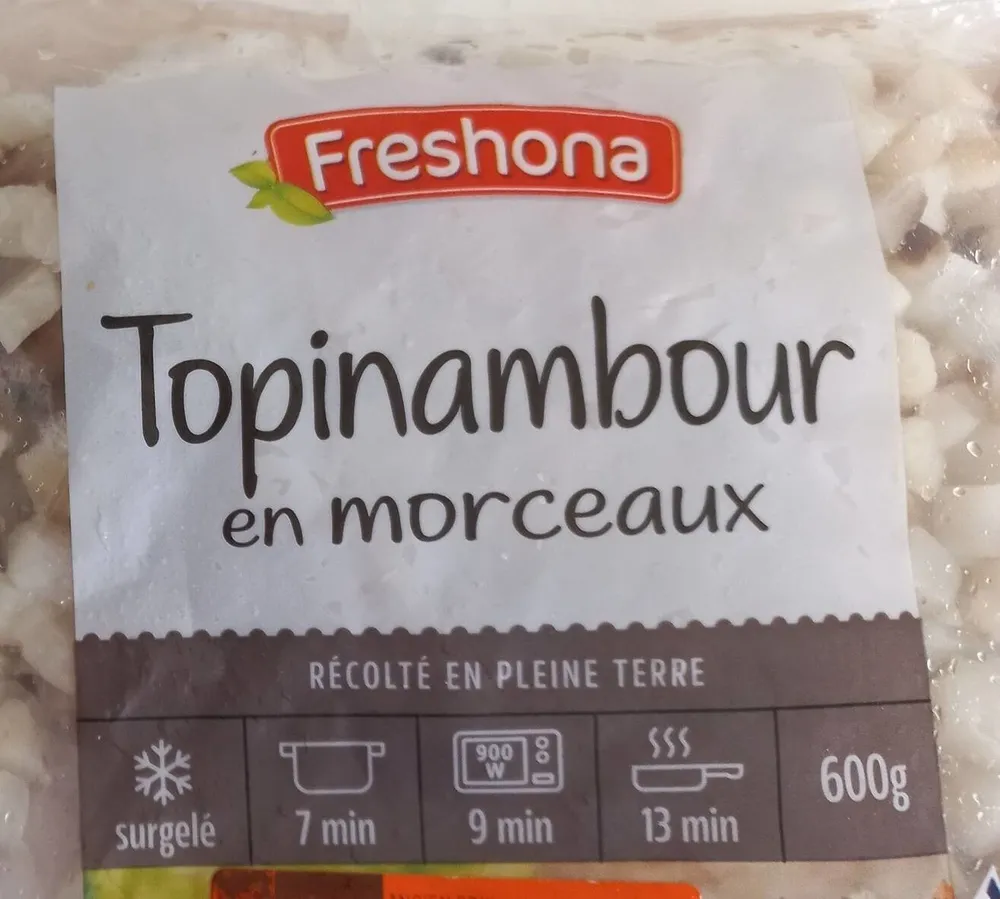 Topinambour en morceaux