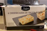 Cheesecakes de truite fumée