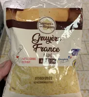 Gruyère france rapé au lait cru