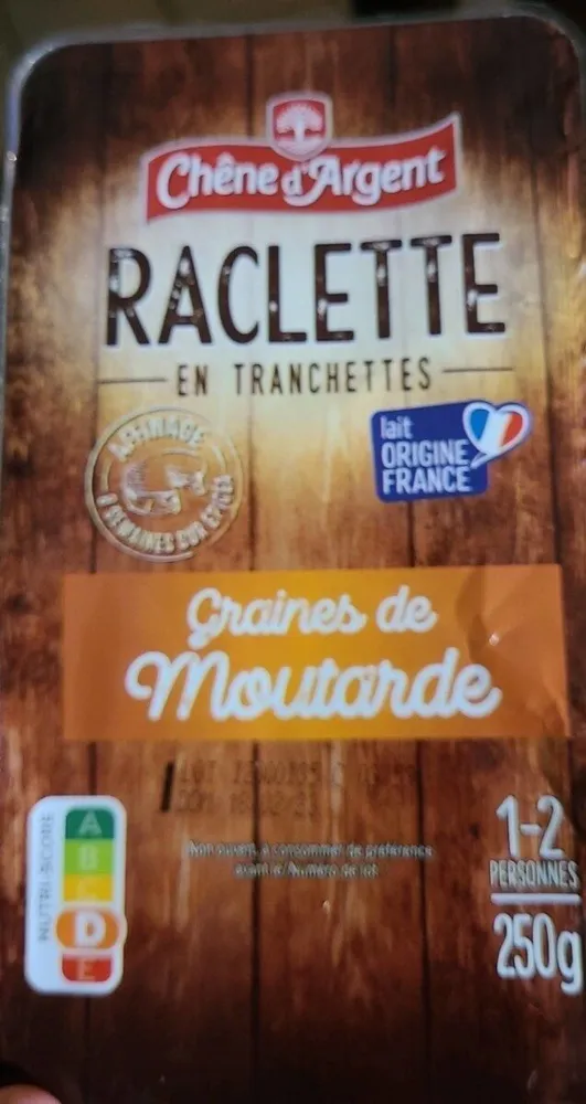 Raclette graines de moutarde
