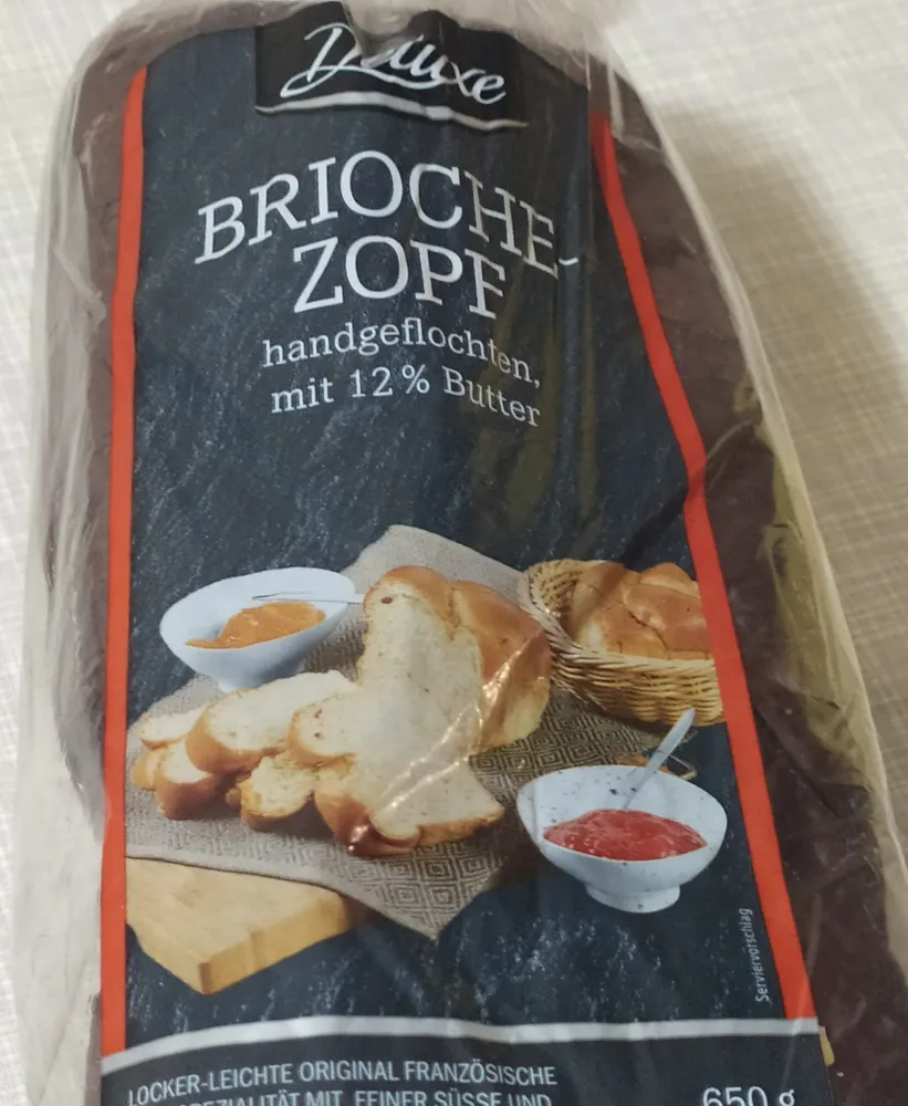 Brioche Tressée Deluxe 650g