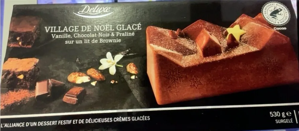 Village de Noël glacé