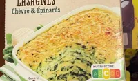 Lasagnes chèvre épinards