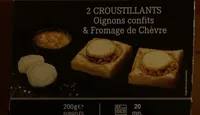 Croustillant oignons confits et fromage de chèvre