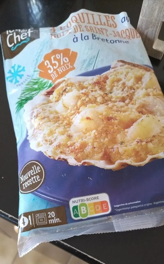 Coquilles aux noix de Saint Jacques