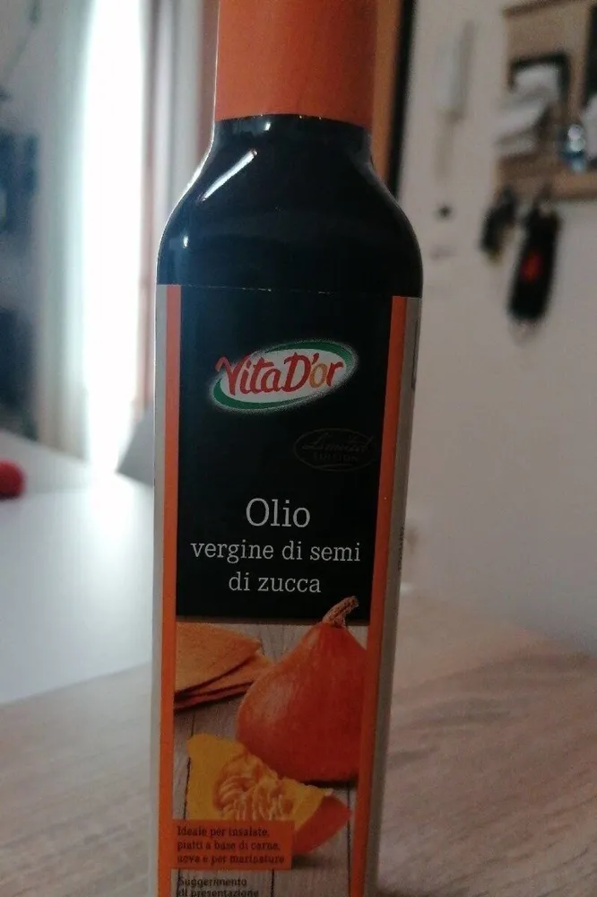 Olio vergine di semi di zucca