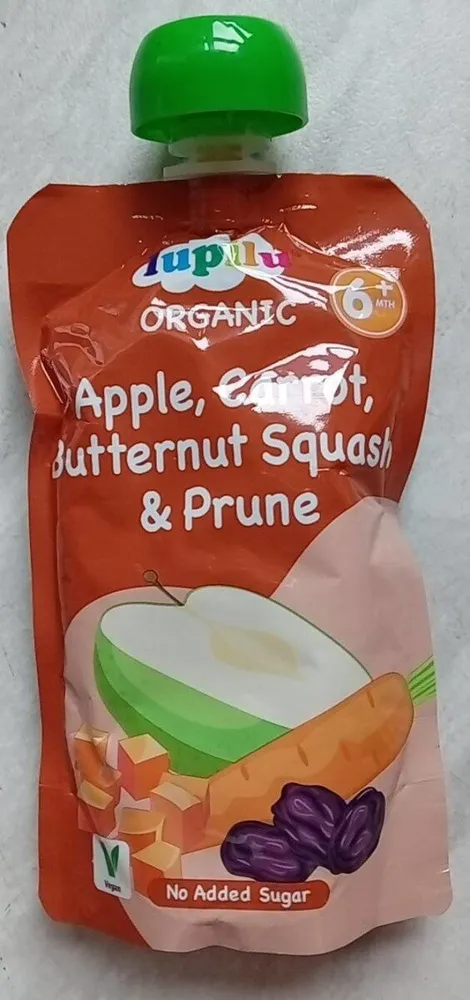 Apple carrot butternut squash  prune