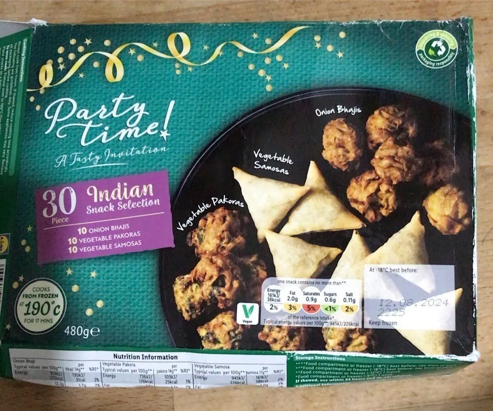 Indian snack selection