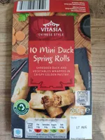 10 Mini Duck Spring Rolls