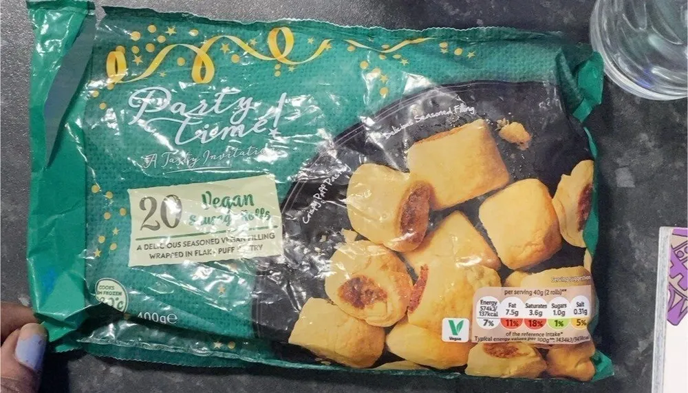 Vegan sausage rolls