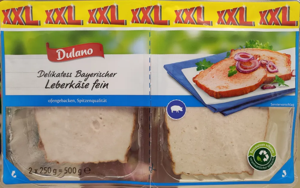 Delikatess Bayerischer Leberkäse fein