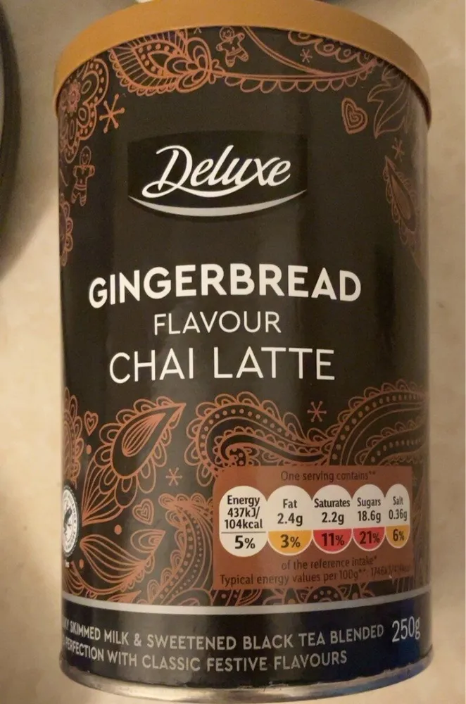 Gingerbread flavour chai latte