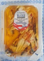 Filetti di alici marinate con peperoncino