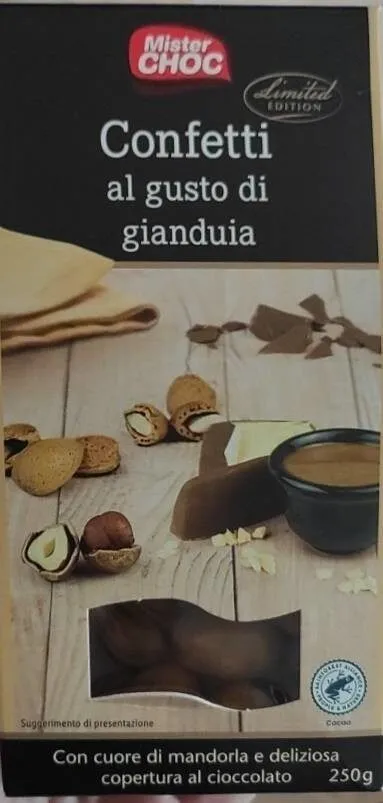 Confetti al gusto gianduia