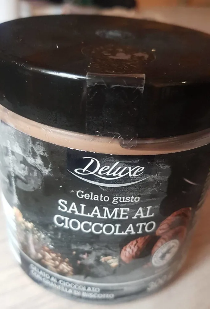 Galato gusto salame al cioccolato