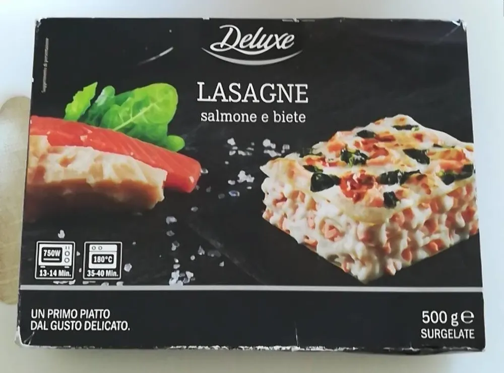 Lasagne Salmone e biete