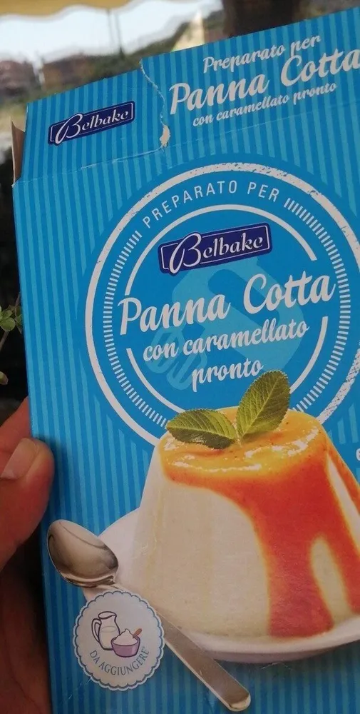 Preparato per panna cotta