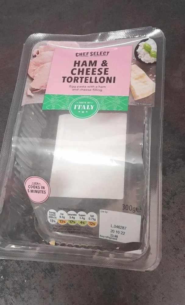 Ham and Cheese Tortelloni