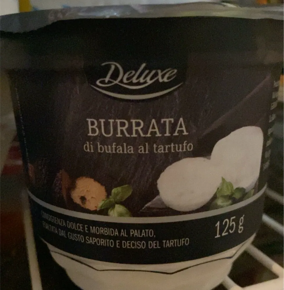 Burrata di bufala al tartufo