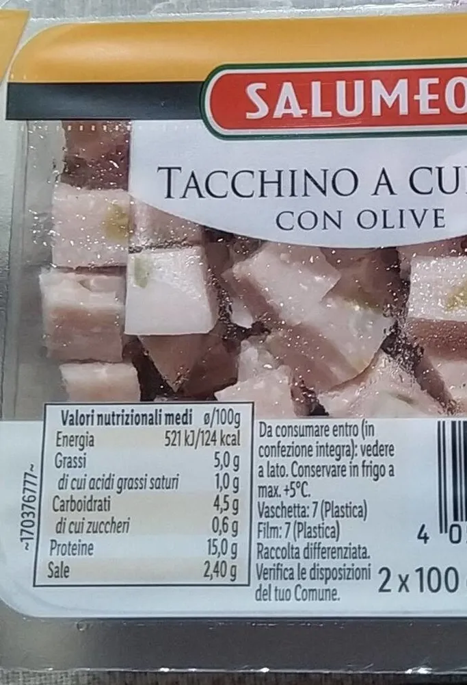 Tacchino a cubetti
