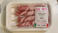 Spiedini di suino con pancetta