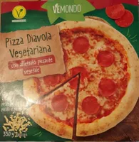 Pizza diavola vegetariana