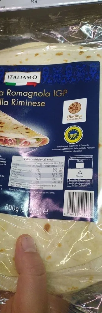 Piadina romagnola