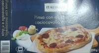 Pinsa con mozzarella caciocavallo e nduja