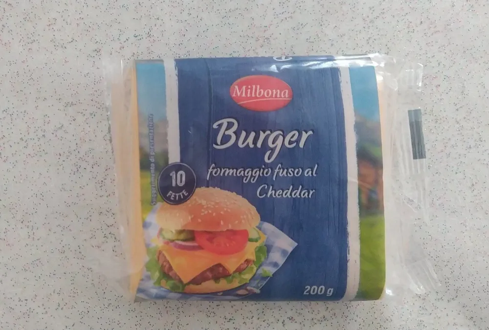Formaggio fuso al Cheddar