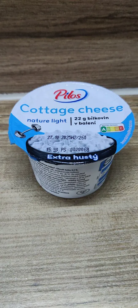 Cottage cheese nature light