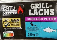 Grill-Lachs, Knoblauch-Pfeffer