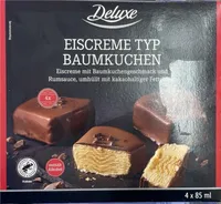 Eiscreme Typ Baumkuchen