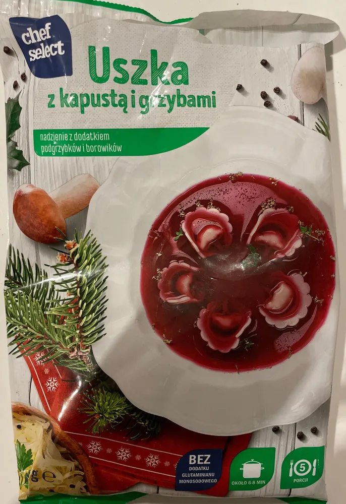 Uszka z kapustą i grzybami