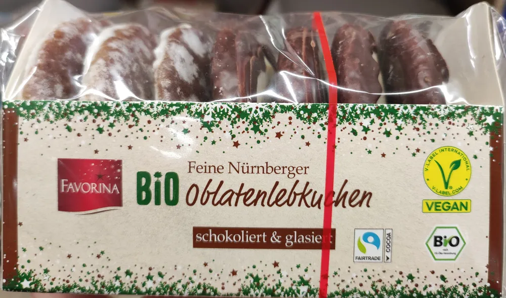 Bio Nürnberger Oblatenlebkuchen