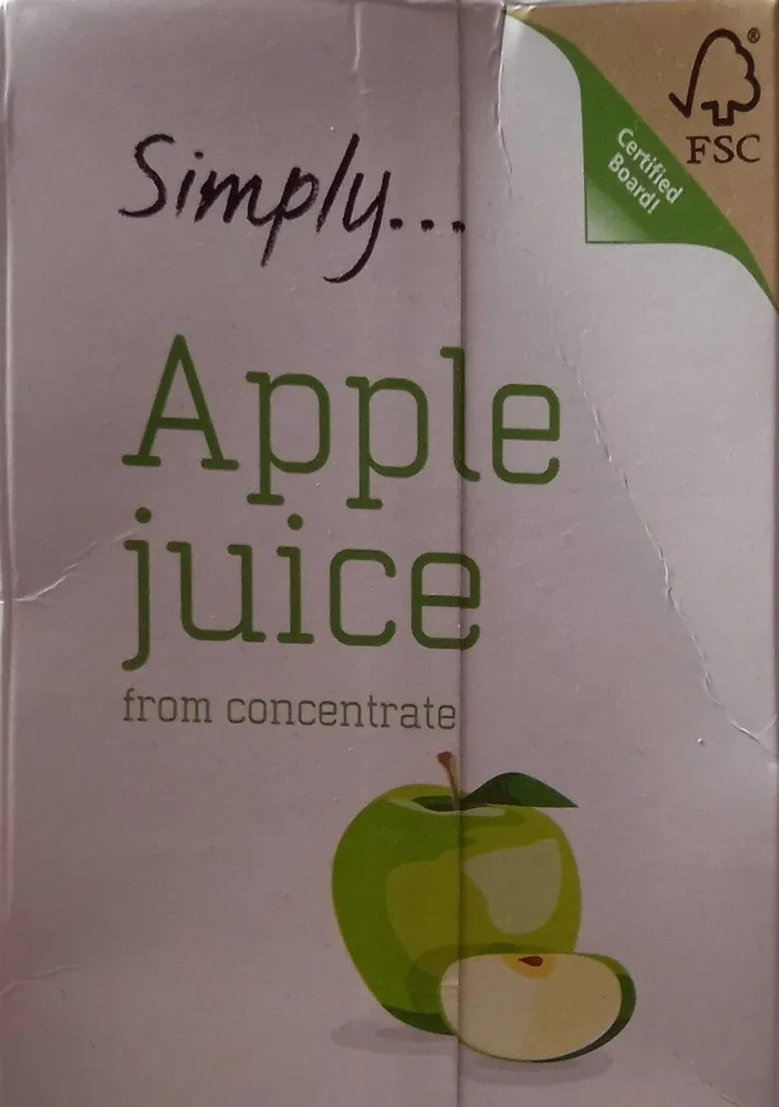 Simply Apple Juice From Concentrate