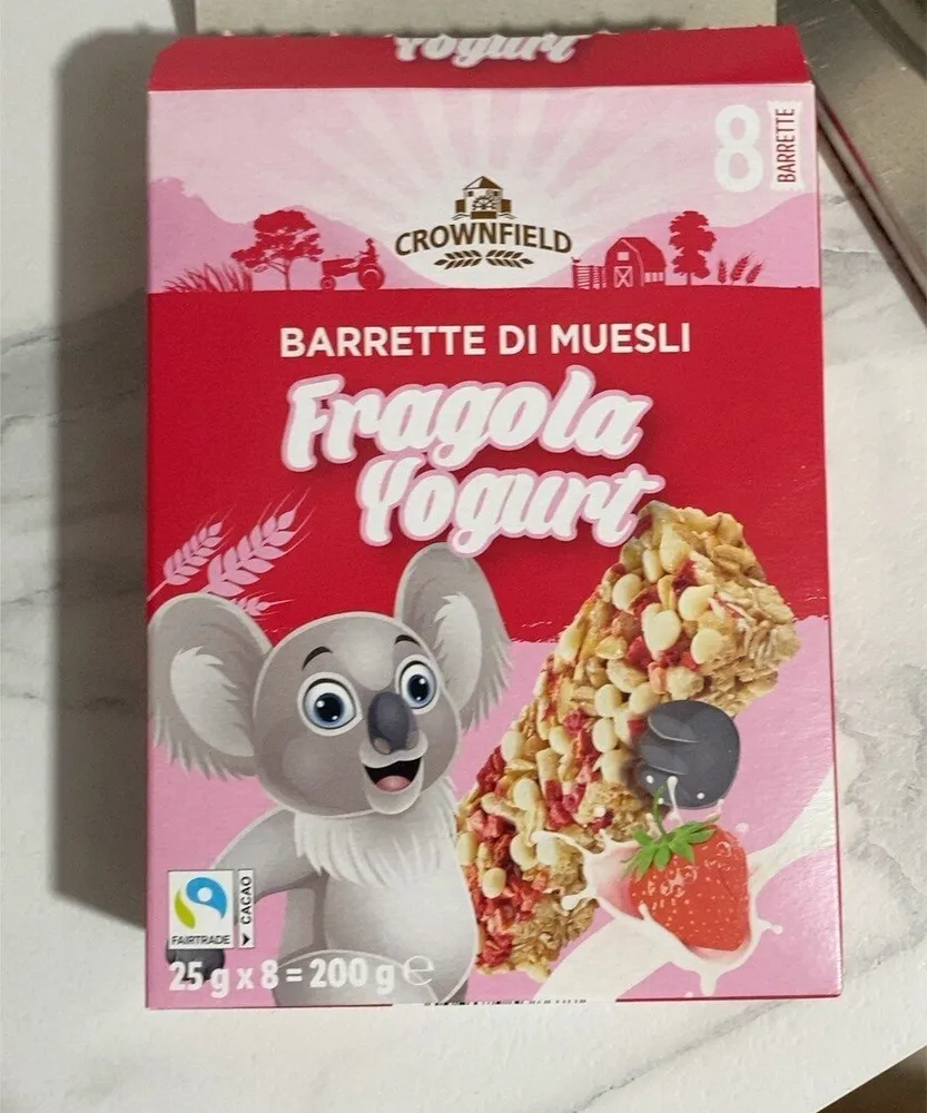 barrette di muesli fragola/yogurt