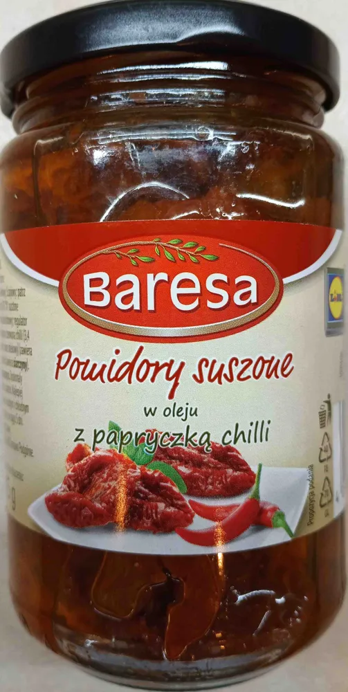 Pomidory suszone w oleju z papryczką chilli