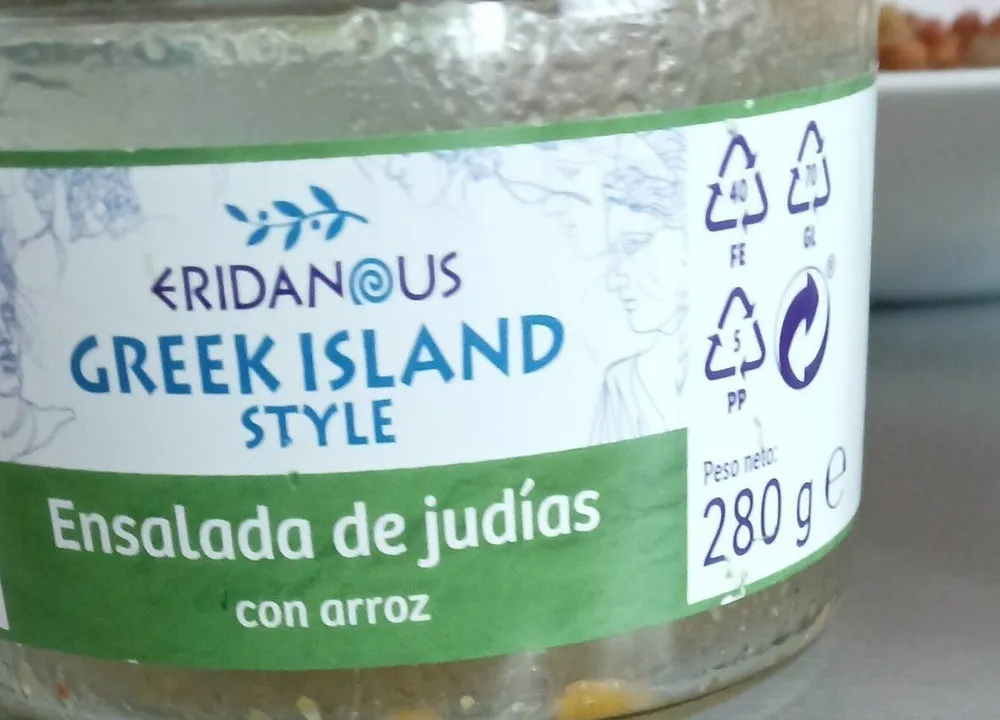 Ensalada de judías con arroz